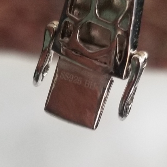 Effy Sterling Silver and Diamond Bangle - Picture 6 of 8